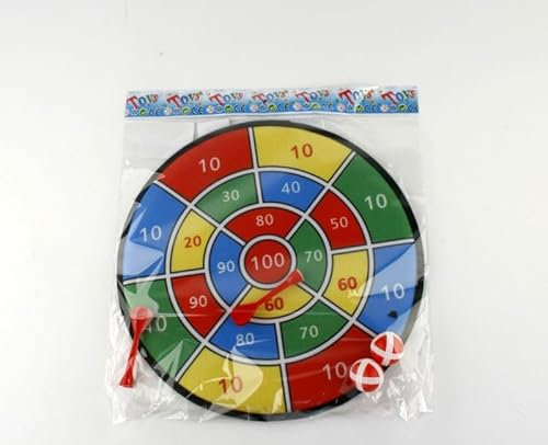 Dimasa Dartscheibe mit Klettverschluss, 36 cm, in Tasche, Mehrfarbig (DIM00052)