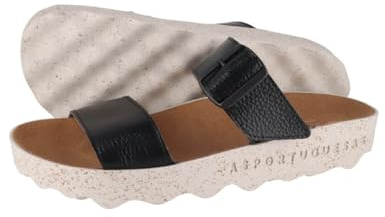 ASPORTUGUESAS City Line Coly Damen Sandalen (black, EU Schuhgrößensystem, Erwachsene, Damen, Numerisch, M, 40)