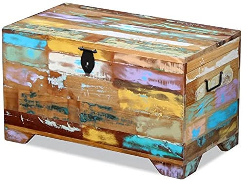 Juroupi Truhe Altholz Massiv Truhen Sitztruhe Wooden Box Stauraum Boxen Truhe Mit Stauraum