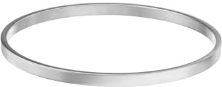 Purelei® Lightness Armreif (Gold, Silber, Rosegold) - Wasserfester, Eleganter und Schlichter Edelstahl-Armreif für Damen - Geschenk für Frauen in Verschiedenen Größen (Silver, S)