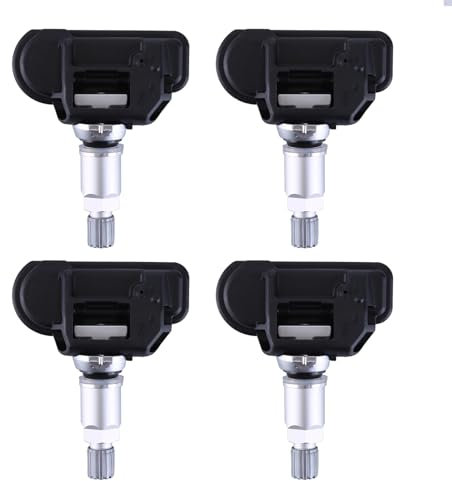 4 Stück Reifendrucksensor, Ersatz-TPMS-Reifendruckkontrollsystem A0009050030 kompatibel mit für Mercedes-Benz GLCES Klasse A B C TPMS Sensor, Reifendrucküberwachungssystem