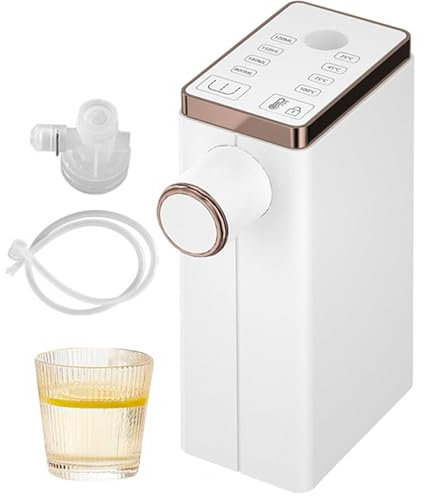 XoTiq Mini Water Dispenser, Quick Heating in 3 Seconds Instant Hot Water Dispenser, 2100W Portable Instant Hot Water Dispenser, with 4 Temperatures, 4 Water Volume, for Home Office Outdoor