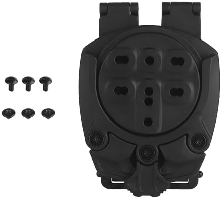 Peminkoo Taktischer Holsteradapter, 360 Grad Schnellverschluss, modulare Holster, Plattform-Basisadapter für die Jagd auf Airsoft