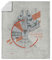 Star Wars Millennium Falcon Blueprint Sherpa-Überwurfdecke, klassisches Seiden-Touch-Fleece, wendbar, gemütliche Bettwäsche für alle Altersgruppen, warme Galaxie-Decke für Bett, Sofa oder Reisen, 127