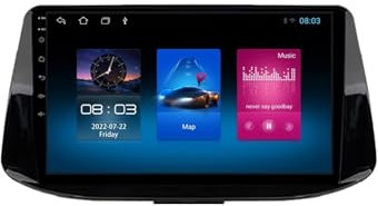 Android 13 navegación del Coche para Hyundai I30 2017-2019 con CarPlay Android Auto 9 Pantalla Táctil Radio Coche con WiFi/GPS/FM/DSP/USB/BT Apoyo Mandos Volante(1G+32G)