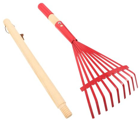 Yardenfun Rastrillo de Jardinería Desmontable de Herramienta y Exteriores Pequeños