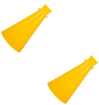 TOYANDONA 2 Stück Cheer Megaphone Horn Tragbares Party Zubehör für Sportveranstaltungen Konzerte und Feiern Wiederverwendbar zum Anfeuern und Feiern
