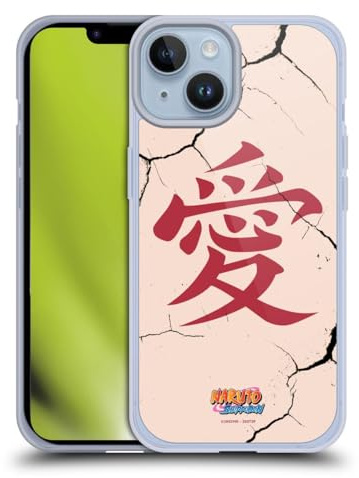 Head Case Designs Offizielle Naruto Shippuden Gaara-Tattoo Ikonisch Gelhülle [Militärischer Schutzgrad] Kompatibel Mit Apple iPhone 14 Und Kompatibel Mit MagSafe