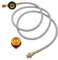 HYTROVE Manguera de Gas de Adaptador para Camping Conector de Recarga para Estufas de Gas Manguera de Extensión Resistente y Reutilizable para Acampar y Cocinar al Aire