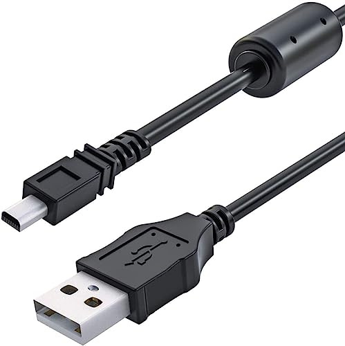 Toxaoii Replacement UC-E6 USB Cable Photo Transfer Charger Cord Compatible with Nikon DSLR D3300 D750 D5300 D7200 D3200 & Coolpix A10 L340 L840 P100 P530 S6500 S6300 S3700 S3500 Camera (1.8m)