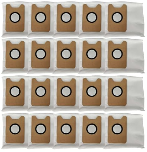 ZYNCUE Lot de 4 sacs d'aspirateur Y50, Y50 et Neo, tissu non tissé pour collecte de poussière avec filtration avancée, accessoire aspirateur robot