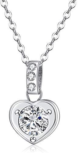 Bliqniq Women's Stainless Steel Necklace Silver Rose Gold with Pendant Engraved with Oma/Mama, Ich liebe dich für immer” (in German), Does Not Discolour H1005 engraving Mama, Ich Liebe Dich