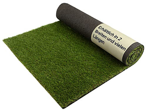 Primaflor Kunstrasen - FORESTLAND, 2,00m x 1,50m, Verschiedene Größen, 37 mm Hoch, UV-Beständiger, Wasserdurchlässiger, Rasenteppich, Outdoor Bodenbelag, Kunstgras für Garten, Terrasse und Balkon