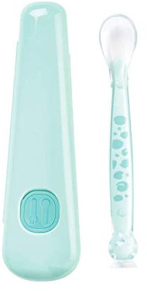 Cuchara de silicona Soft & Fun con estuche