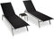 CHAHO Sonnenliegen 2 STK.Relaxliege,Campingbett Liegestuhl,Strandliege Gartenliege,Verstellbare Rückenlehne,Campingliege Liege Gartenmöbel