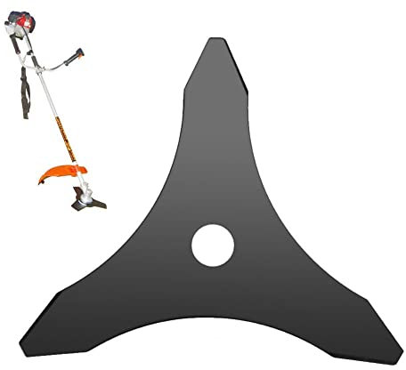 CjingCH 3-Tooth with 25.4 MM Bore Weed Cutter Metal Blade Universal Brushcutter Blade Weed Eater Cutter Blade for Gardenging Edging Trimming Weeds