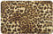 Funacola Badezimmerteppich, Leopardenmuster, weich, rutschfest, saugfähig, für den Innenbereich, Küchenmatten für Zuhause, Schlafzimmer, Dekoration, 80 x 49 cm