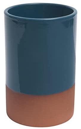 Dexam Sintra Refroidisseur à vin en terre cuite émaillée Bleu encre