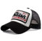 Unisex Baseball Cap Mode Sommer Kappe Mesh Hüte Outdoor Trucker Cap Distressed Snapback Retro Mütze (A- Schwarz)