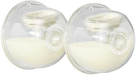 Phanpy Wearable Breast Pump Milk Collector Cup, New Cup Parts, Original Phanpy Breast Pump Replacement Accessories, 24 mm Flange and 20mm Insert Included, 15 oz / 420 ml, 2 Piece