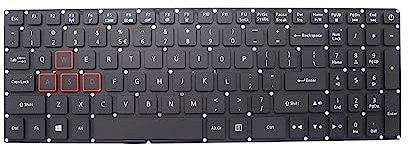 eseegoo Tastatur für Acer Predator Helios 300 G3-571 G3-572 Neue Tastatur FG3-572-72YF PH315-51 PH317-51 PH317-52 Aspire VX15 VX5-591G VX5-793 VX5-591G-54VG VG X5-591G-76YZ VN7-593G VN7-793G