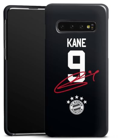 Premium Case kompatibel mit Samsung Galaxy S10 Smartphone Handyhülle Schutzhülle glänzend FC Bayern München Harry Kane Trikot