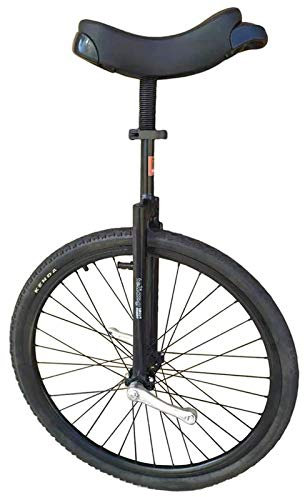 Einrad für Herren, schwarz, 28-Zoll-Rad für Erwachsene, Gleichgewicht für alte Menschen / Ihr Vater (Höhe 160 bis 195 cm), mit robuster Halterung