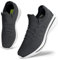Giniros Zapatillas Mujer Zapatillas Running Deportivas Mujer Zapatos Bambas Casual Tenis de Mujer Jogging Caminar Gimnasio Fitness Moda Slip-ins Sneaker Transpirable Cómodo Deporte Gris Oscuro 36EU