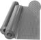 Diamant-Platten-Gummi-Bodenbelag, 6,3 x 40,6 cm, Garagenbodenmatte, 10,2 x 2,1 m, PVC-Garagenbodenrolle für Garagenboden, Wohnmobil-Anhängerböden, wasser-/schmutzabweisende Parkmatte, Grau (1 Stück)