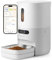 Pawsync Distributeur Croquettes Chat Automatique, 2.4G WiFi avec APP Rapport de Régime, 3.6L sans BPA Bol 304 Acier Inoxydable, Repas jusqu'à 10, Double Alimentation Gamelle