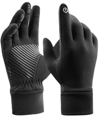MWZBTG Touchscreen-Handschuhe Damen,Reithandschuhe - Winddichte Eislaufhandschuhe,Anti-Rutsch-Handschuhe mit Touchscreen-Fingern, Laufausrüstung für Damen und Herren