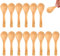 Dooceciy 14PCS Small Wooden Spoons for Spices Jars Honey, Mini Ice Cream Scoop