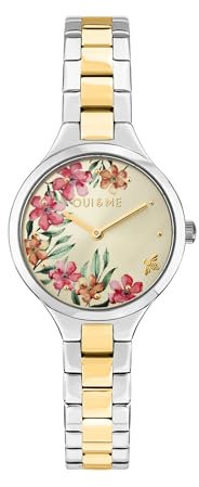 OUI&ME Damenuhr aus Stahl, Nur Zeit, Analog, 30 mm, Jolie-Kollektion, Geschenkidee - ME010416