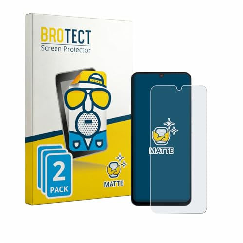 BROTECT Entspiegelungs-Schutzfolie für Xiaomi Poco C81x (2 Stück) Matte Displayschutz-Folie, Anti-Reflex, Anti-Fingerprint