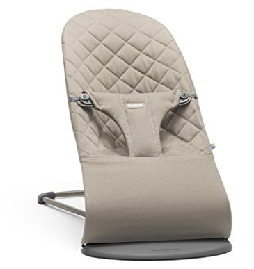 BabyBjörn Babywippe Balance Soft, Baumwolle/Jersey, Gelb/Grau