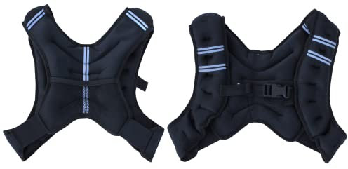 Lisaro Gewichtsweste 5-kg | ideal für Lauf Training | Gewichtsweste X-Style | Trainingsweste für Fitness, Krafttraining, Laufen, Cross Training, Muskelaufbau