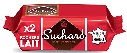 Suchard Rochers Lait - le Sachet de 2, 70g