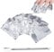 pengxiaomei 200 Pcs Foil Nail Wraps Remover with 1Pcs Cuticle Pusher Nail Art Soak Off Gel Polish Acrylic Removal