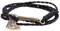TEAMER Nordische Wikinger Axt Wickelarmband Amulett Triquetra Muster Anhänger Armband Geschenk für Männer Frauen（Antikes Gold & Geflecht PU）