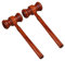 STOBOK 2pcs Mini Wooden Gavel Toy Judge Hammers Wood Role Play Toys Educational Toys Pounding Toy Mallet for for Cosplay Lawyer Judge Auction Sale