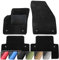 moto-MOLTICO Fußmatten Auto - Velours Autoteppiche passend für Volvo XC60 I (2008-2017) - 4-teiliges Set - Schwarze Automatten mit Schwarzen Ziernähten