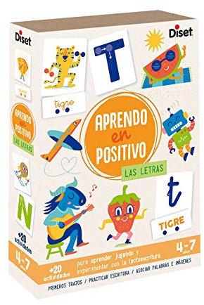 DISET 41203 Las Letras Lernspiel Positiv, bunt