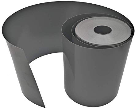 Sorton - Flexible Rasenkante Kunststoff, Beeteinfassung Rund - Beetumrandung PVC, Blumenbeet Umrandung unsichtbar - Rasen und Beetbegrenzung hergestellt aus altplastik (25 cm x 25 Meter, Grau)