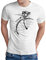 OM3® Bicycle Fahrrad T-Shirt - Herren - Vintage Radsport Radfahrer - Weiß, L