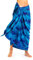 PANASIAM Sarong B110 blue flower, L