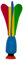 GÜNTHER FLUGSPIELE 1554 - Raketenspiel Speed Rocket, ca. 21,5 x 12 cm, Wurfspiel mit Saugnapf, Raketen Spielzeug für Kinder ab 3 Jahren, haftet an glatten Oberflächen
