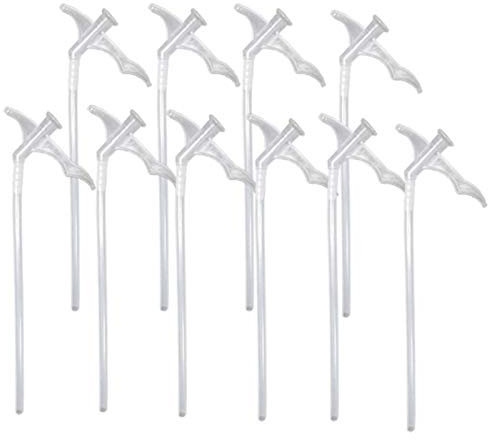 Hameio Mousse Expansive - avec Tuyau Mousse Polyuréthane Conduit pour Mousse Pulvérisation, Montage du Pulvérisation en Mousse sur Mousse Expansive, Blanc (10pcs)