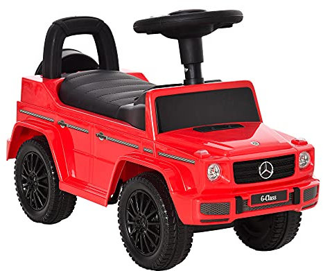 HOMCOM 3 in 1 Kids Ride On Car G350 Licensed Foot To Floor Slider Toddler Push Along NO POWER Red 12-36 months
