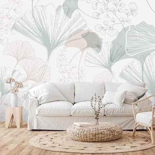 99 DECO - Papier Peint Panoramique 5 Lés GINGKO - H270xl240cm