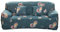AMDXD Sofabezug 1 Sitzer, Vintage Muster Stretch Anti-Rutsche Sofahusse Geeignet für 1/2/ 3/4 Sitzsofa und Ecksofa, in Polyester, Anti-Rutsch, Elastischer, Grau Grün, Stil 8